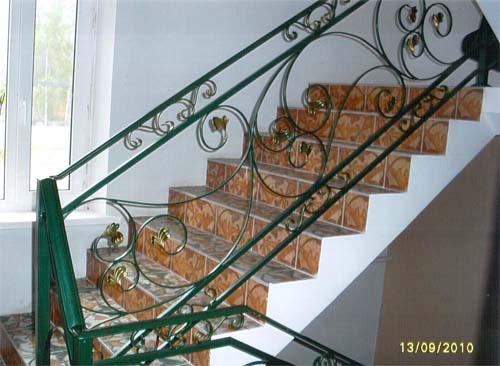 Металлические перила для лестниц №64