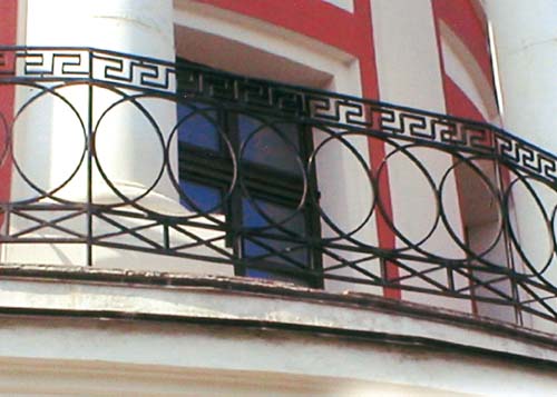 Кованые перила на балкон №18