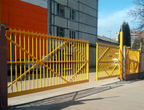 Ворота откатные промышленные 6000x2000 мм